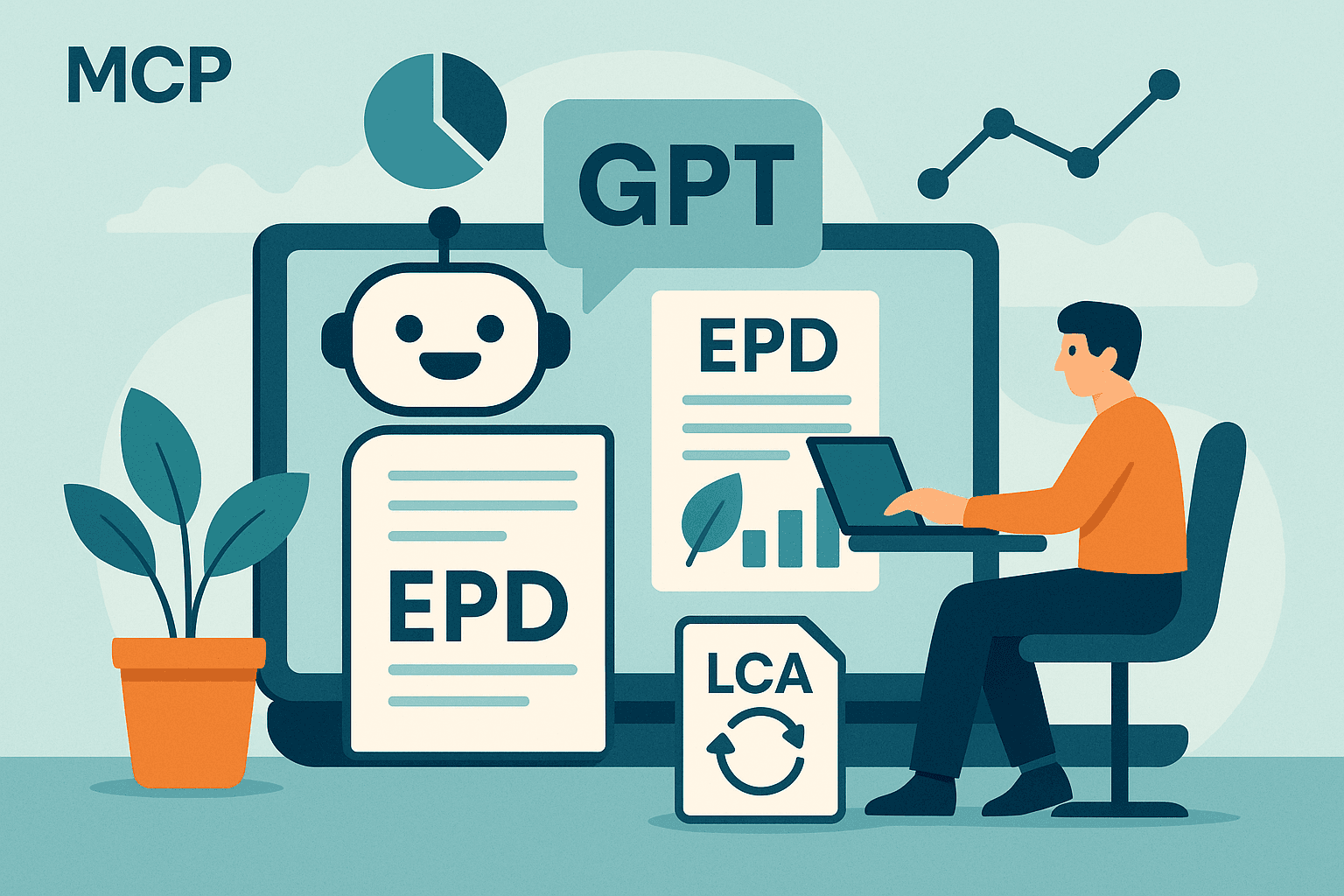 MCP and GPT chatbot helping with the creation of LCAs and EPDs.