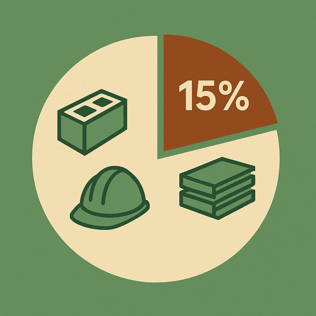 BREEAM’s Materials category carries fifteen percent of a project’s overall score.