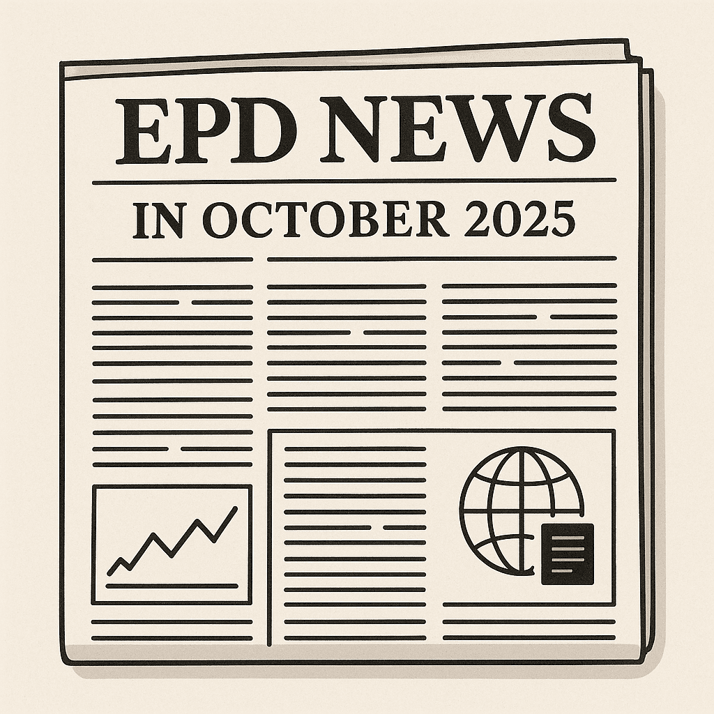 EPD News in October 2025 as header on newspaper