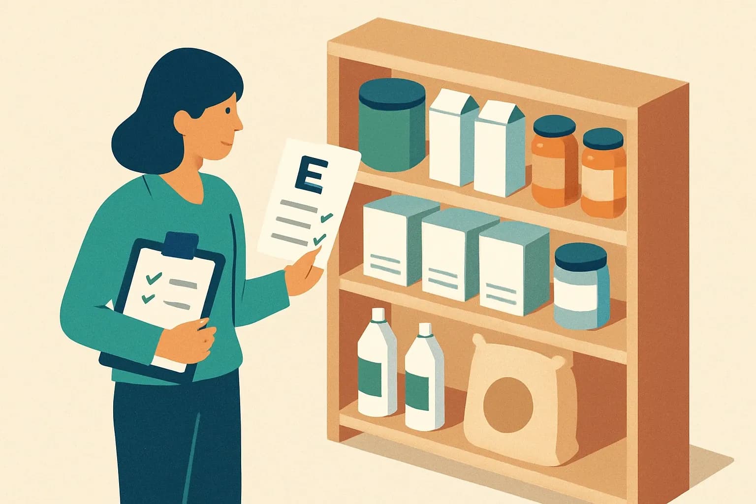 Generate an illustration for an article following this concept:
EPD data requirements for 2026, clarified
If 2024 felt like alphabet soup, 2026 looks like a tidy pantry. The rulebooks are stable, procurement still favors product‑specific EPDs, and teams that line up data early publish faster with fewer rewrites. Here is the no‑nonsense view of what to collect, how clean it needs to be, and the few shifts to keep an eye on so bids stay eligible and specs stick.
Ensure that you use no text, as this illustration will be used on international translations of the article..
Use an illustrative style (e.g. isometic) and don't generate in a photorealistic style.